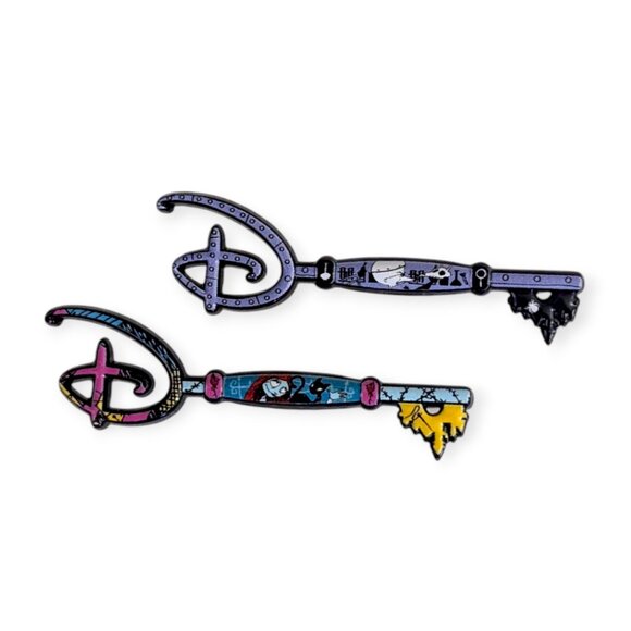 Nightmare Before Christmas Disney Pins: Dr. Finkelstein and Sally Store Key